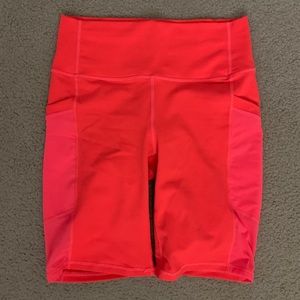 9” Fabletics bike shorts
